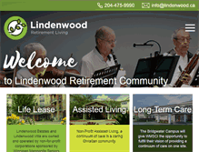 Tablet Screenshot of lindenwood.ca